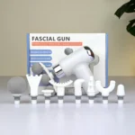 Multifunctional Fascial ৩ মাথা ম্যাসাজার গান LM-130 - Image 3