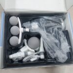Multifunctional Fascial ৩ মাথা ম্যাসাজার গান LM-130 - Image 2